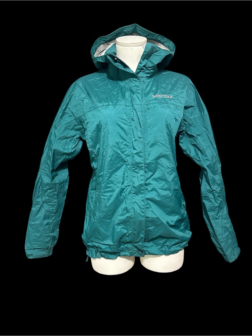 Marmot Women's Teal Hooded Shell Jacket